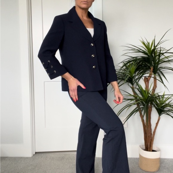 Kasper Jackets & Blazers - Kasper Navy Suit Jacket Blazer Size 8